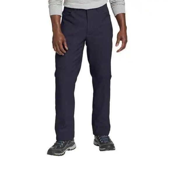 ACCURATE LISTING!!! Eddie Bauer Fleece Lined Tech Pants 2 Pack - Picture 5 of 9